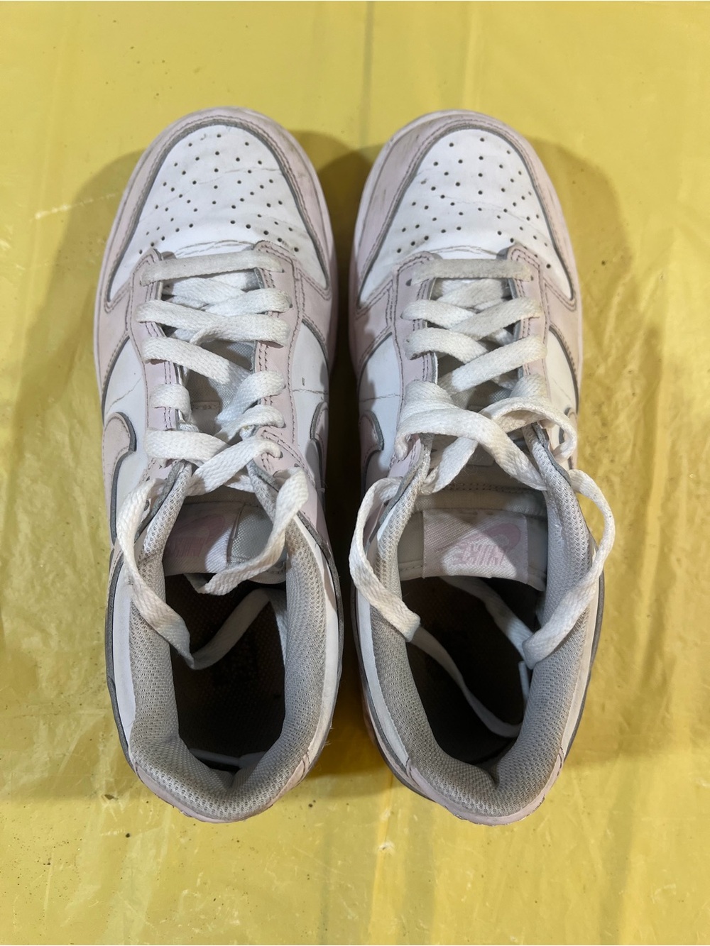Nike White Mesh Low-Top Sneaker